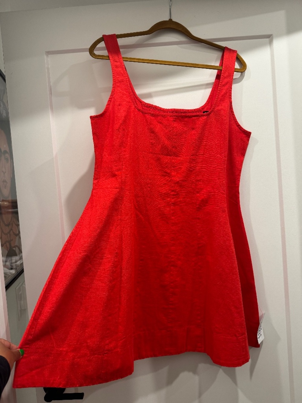 Red ASOS Babydoll Summer Dress (Never worn)